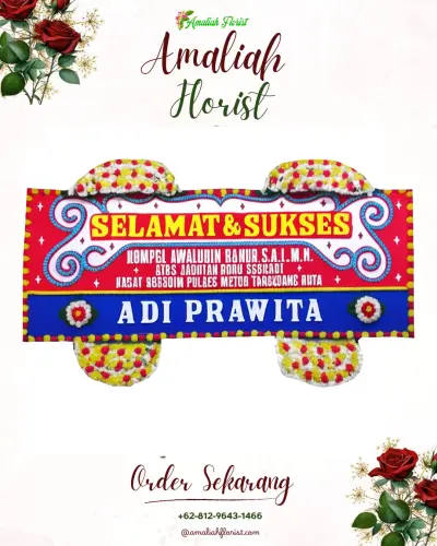 Karangan Bunga Ucapan Selamat di Silale